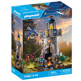 Playmobil Torre De Caballeros Con Herrero Y Dragón