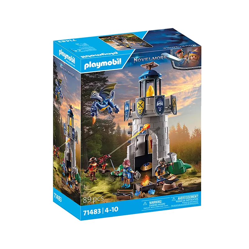 Playmobil Torre De Caballeros Con Herrero Y Dragón