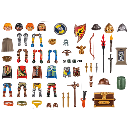 Playmobil My Figures Caballeros De Novelmore