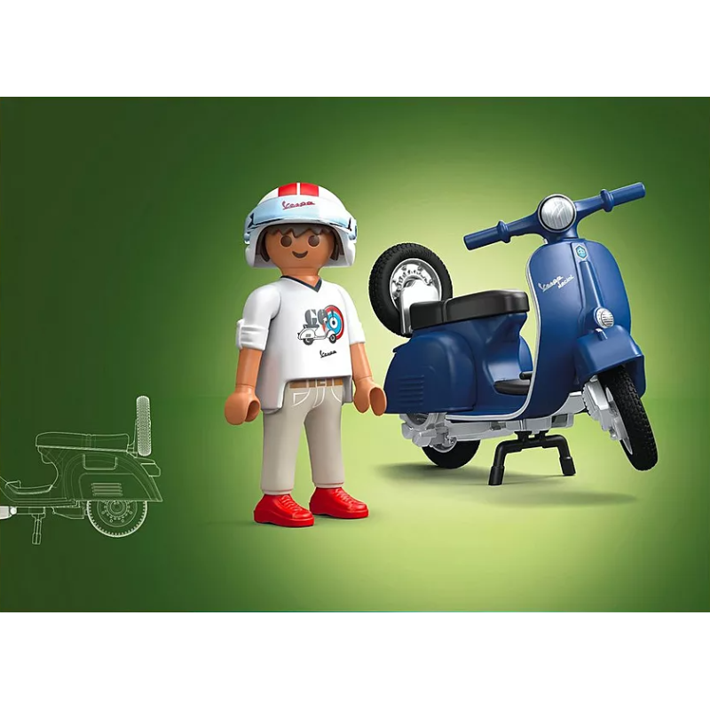 Playmobil 1969 Vespa 150 Sprint Veloce Azul