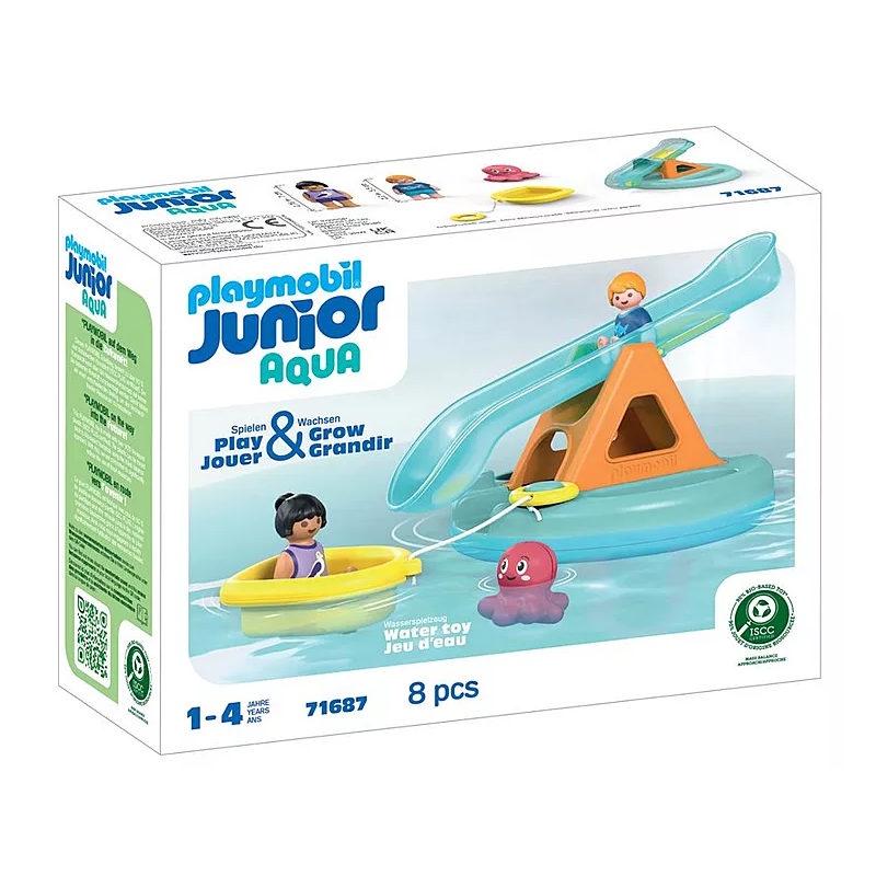 Playmobil Junior Isla De Baño Con Tobogán
