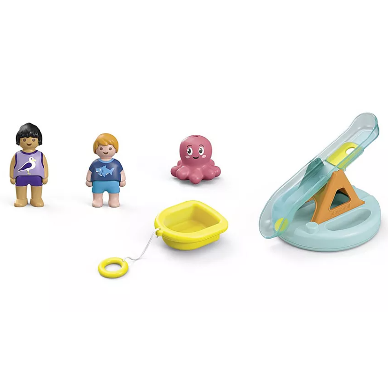 Playmobil Junior Isla De Baño Con Tobogán