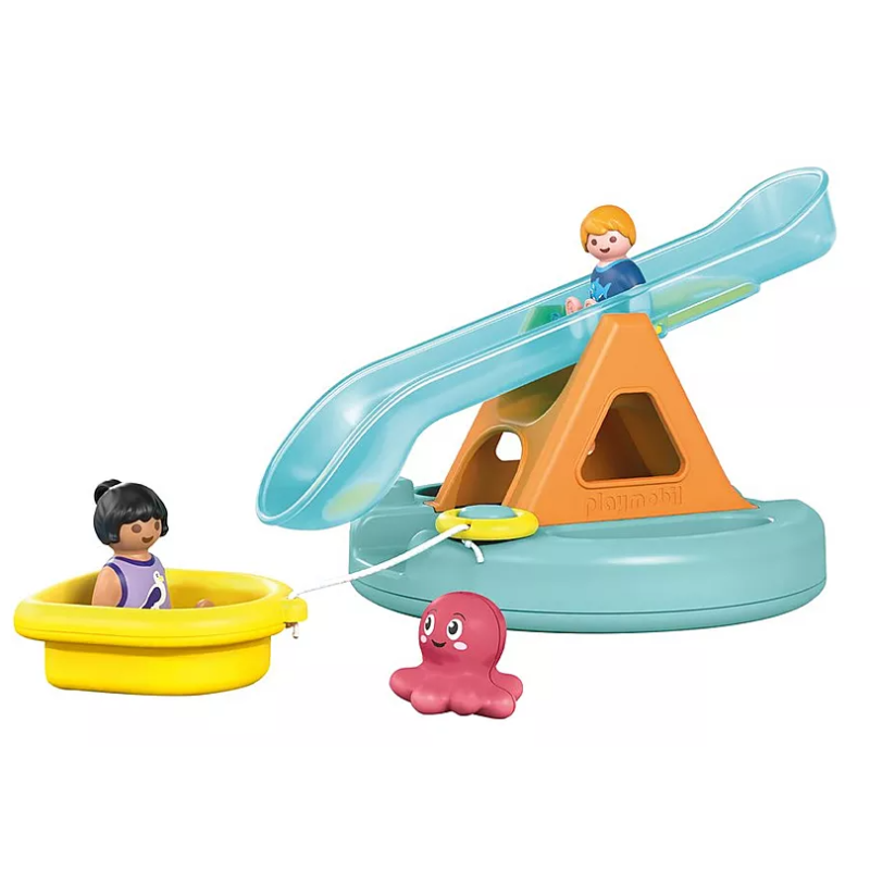 Playmobil Junior Isla De Baño Con Tobogán