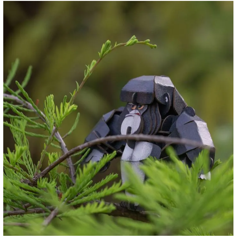 Puzzle 3D Con Sonido Gorila