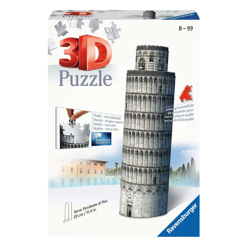 Puzzle 3D Torre De Pisa 216 Pzs De Ravensburger