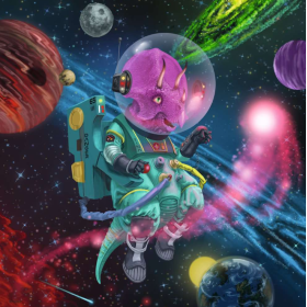 Puzzle Dinosaurios En El Espacio 3x49 Pzs De Ravensburger 2