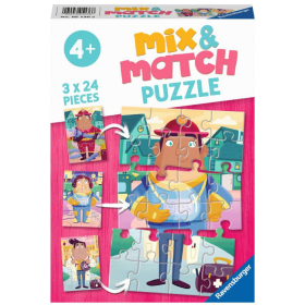 Puzzle Mix & Match Profesiones De Ravensburger