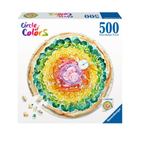 Puzzle Circle Of Colors Pizza 500 Pzs De Ravensburger