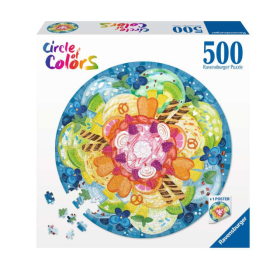 Puzzle Helado Redondo 500 Pzs De Ravensburger