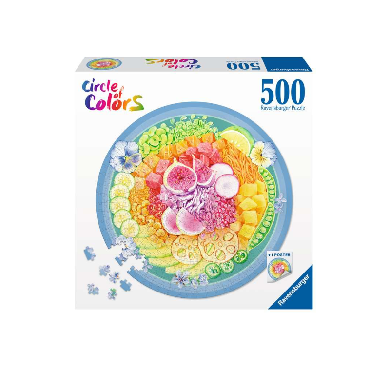 Puzzle Circle Of Colors Poke Bow 500 Pzs De Ravensburger