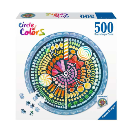 Puzzle Caramelos Redondos 500 Pzs De Ravensburger