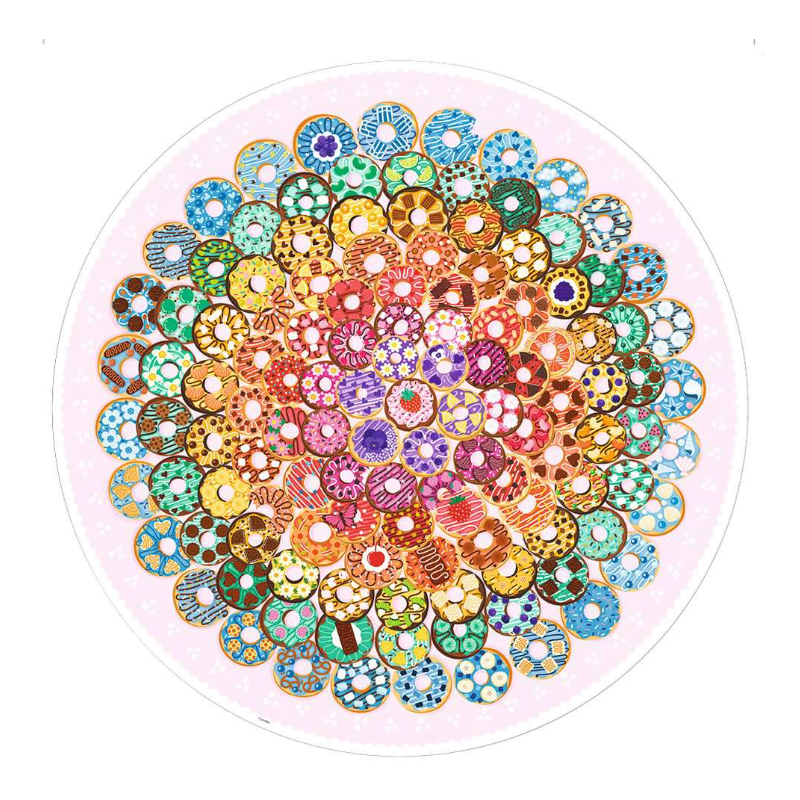 Puzzle Donuts Redondos 500 Pzs