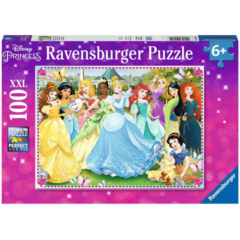 Puzzle Princesas Disney 100 Pzs Xxl De Ravensburger