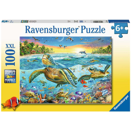 Puzzle Tortugas Marinas Xxl 100 Pzs De Ravensburger