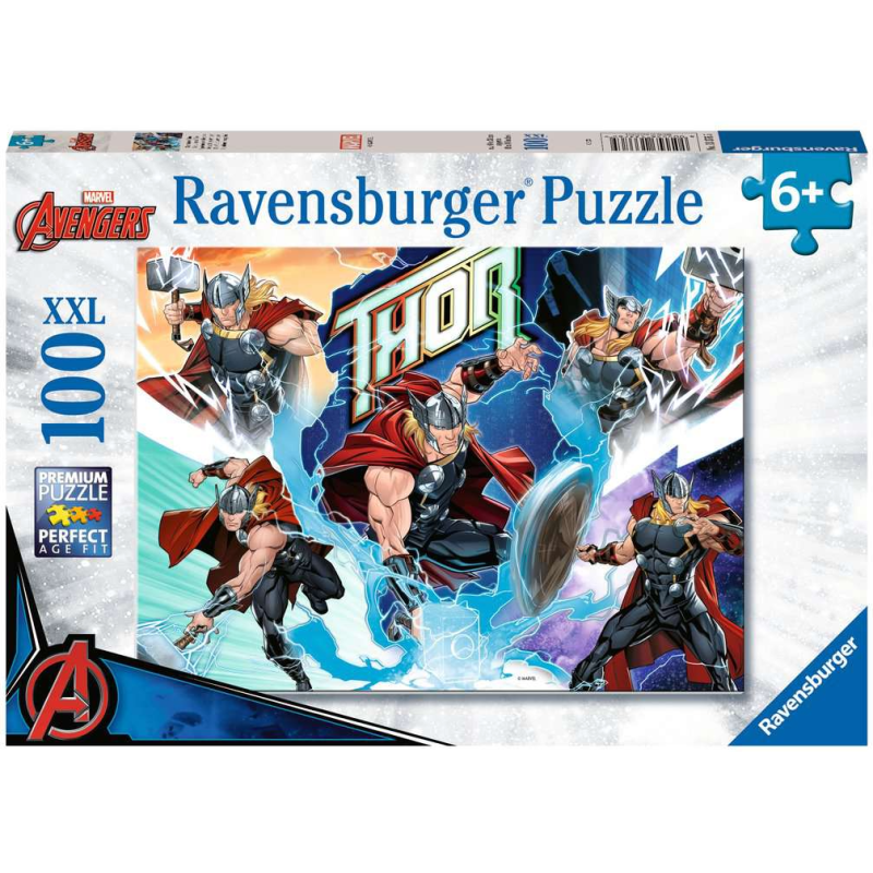Puzzle Marvel Thor 100 Pzs De Ravensburger