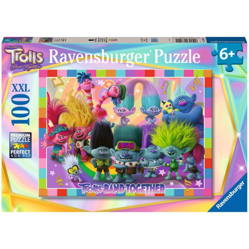 Puzzle Trolls Xxl 100 Pzs De Ravensburger