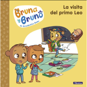 bruna y bruno, la visita del primo leo