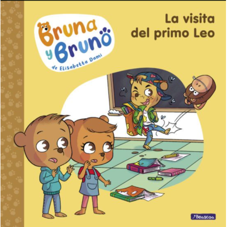bruna y bruno, la visita del primo leo
