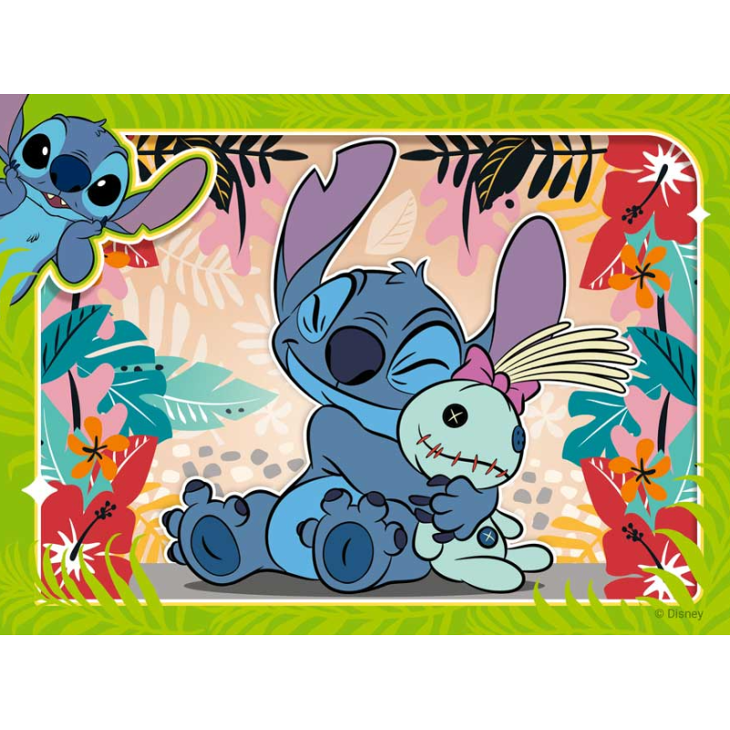 Puzzle Progresivo Stitch 12/16/20/24 Pzs