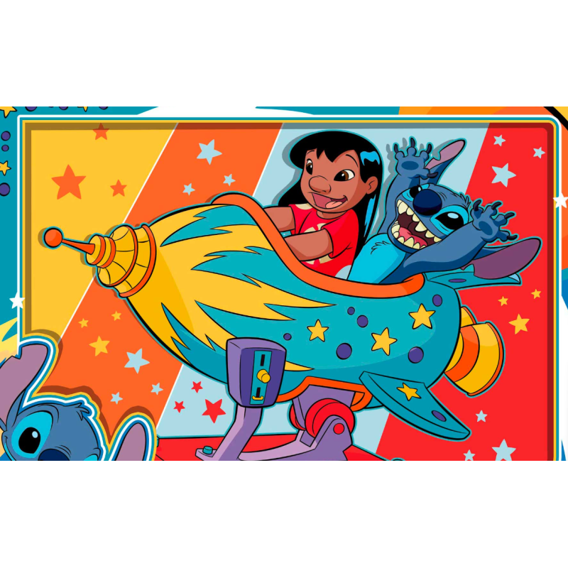 Puzzle Progresivo Stitch 12/16/20/24 Pzs