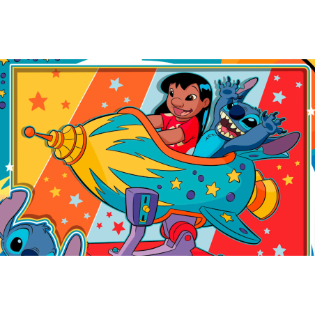 Puzzle Progresivo Stitch 12/16/20/24 Pzs