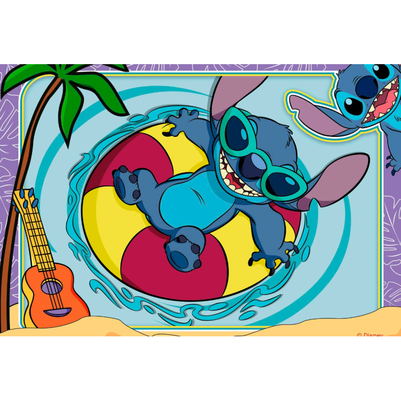 Puzzle Progresivo Stitch 12/16/20/24 Pzs