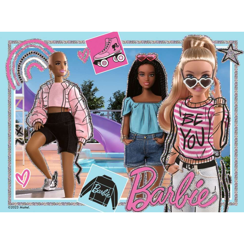 Puzzle Progresivo Barbie 12/16/20/24 Pzs