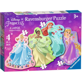 Puzzle Progresivo Princesas Disney 10/12/14/16 Pzs De Ravensburger