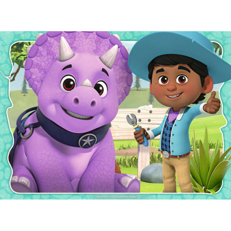 Puzzle Progresivo Dino Ranch 12/16/20/24 Pzs