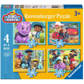 Puzzle Progresivo Dino Ranch 12/16/20/24 Pzs
