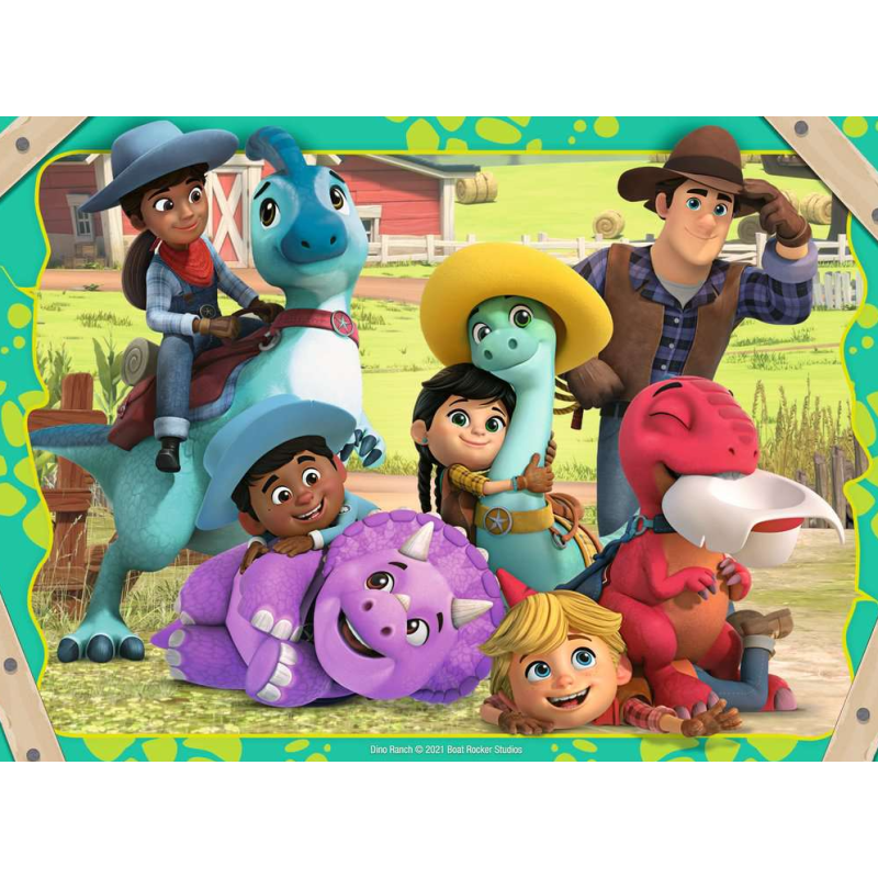 Puzzle Progresivo Dino Ranch 12/16/20/24 Pzs