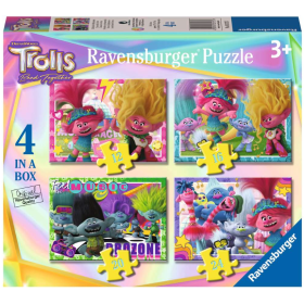 Puzzle Progresivo Trolls 12/16/20/24 Pzs