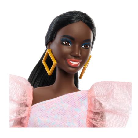 Barbie Fashionista Vestido Con Volantes