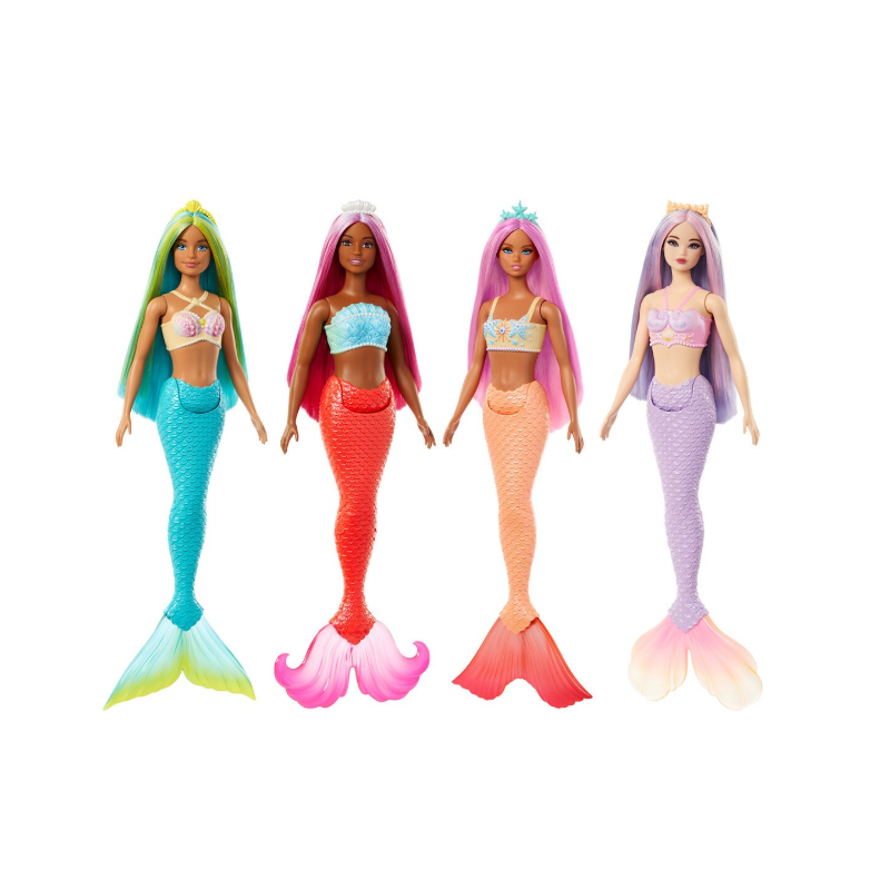 Barbie Sirena Cola Rigida De Barbie