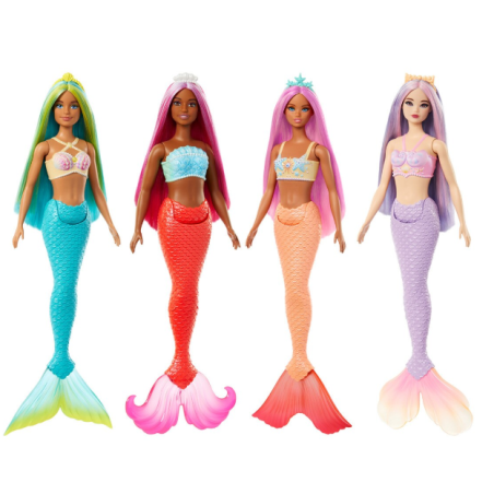 Barbie Sirena Cola Rigida De Barbie