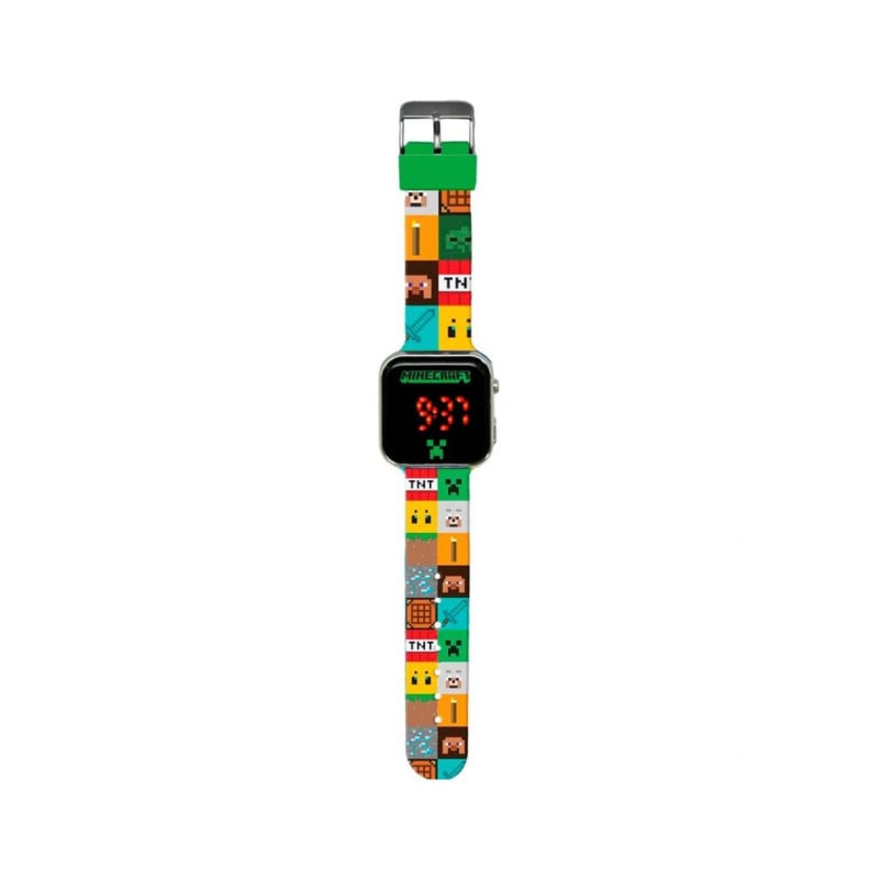 Reloj LED Minecraft
