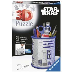 Puzzle 3D Star Wars R2d2 Lapicero 57 Pzs De Ravensburger