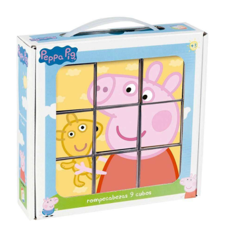 Rompecabezas 9 Cubos Peppa Pig De Cefa Toys