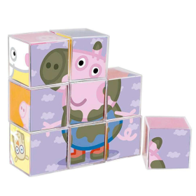 Rompecabezas 9 Cubos Peppa Pig De Cefa Toys 2