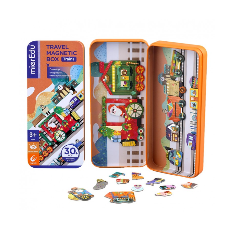 Puzzle Magnético Mis Viajes Trenes