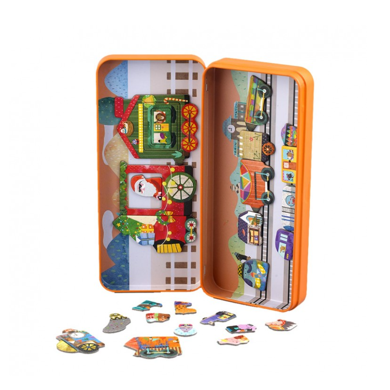 Puzzle Magnético Mis Viajes Trenes