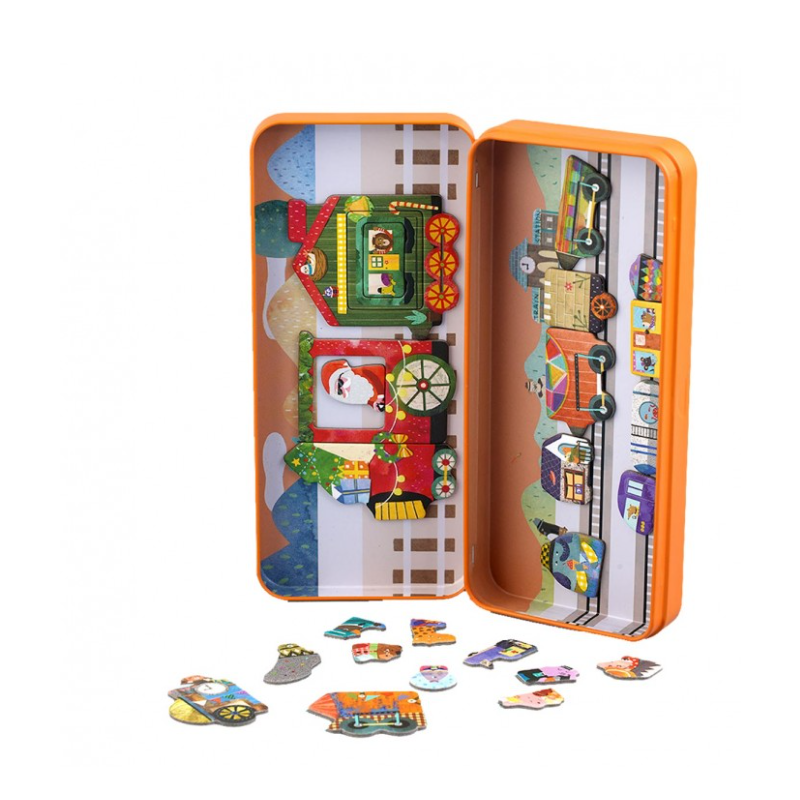 Puzzle Magnético Mis Viajes Trenes