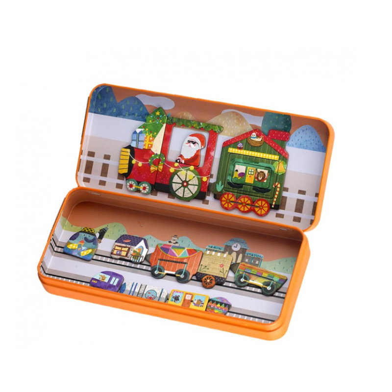 Puzzle Magnético Mis Viajes Trenes