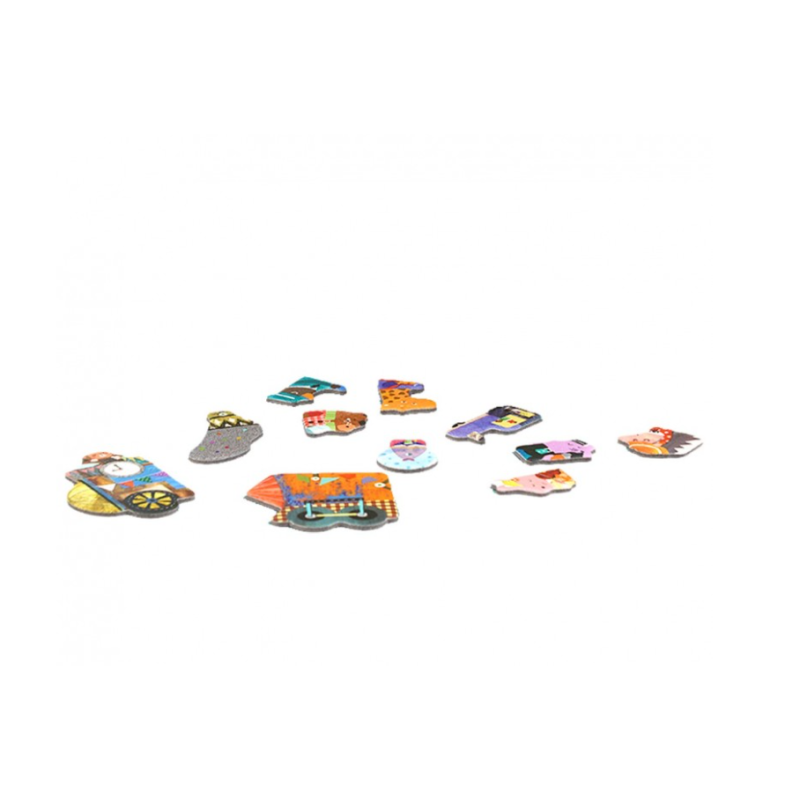 Puzzle Magnético Mis Viajes Trenes