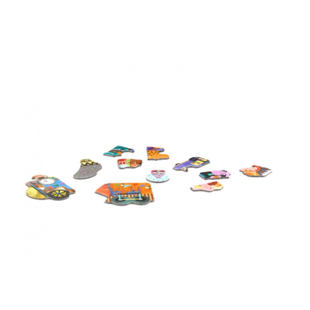 Puzzle Magnético Mis Viajes Trenes