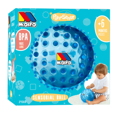 Bola Sensorial Azul 20 Cm Diámetro