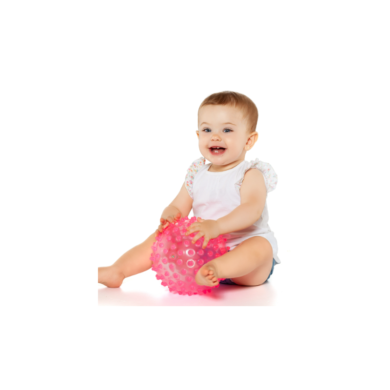 Bola Sensorial Rosa 20 Cm Diámetro De Molto