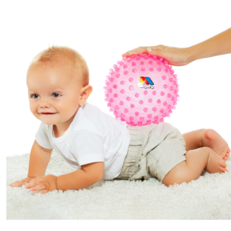 Bola Sensorial Rosa 20 Cm Diámetro