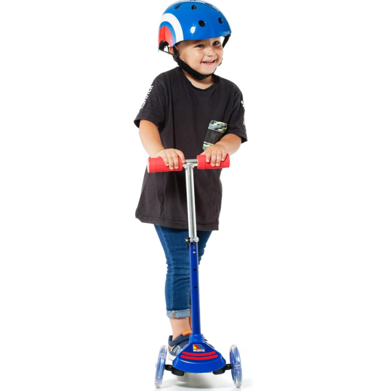 Maxi Scooter Azul Con Luces De Molto