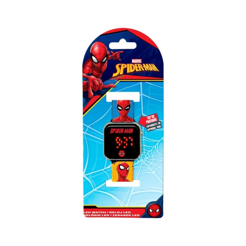 Reloj LED Spiderman